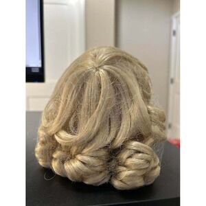 Monique Collection Blonde Ringlet Curl Doll Wig Size 7-9 Synthetic Hair New